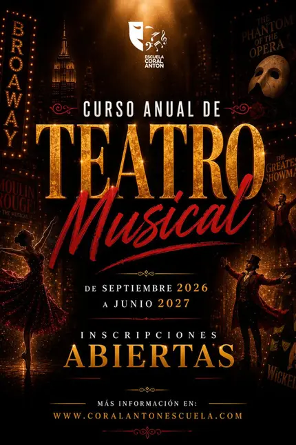 Cartel-Coral-Anton estudia-teatro-muical-coral-anton